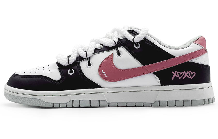 Nike Nike Dunk Oxo Cushioning, Wear Resistant Low top Kids' Skateboarding Shoes Pink Unisex