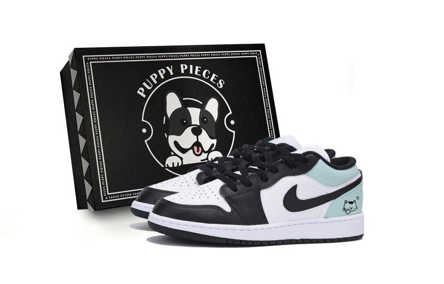 Jordan Jordan Air Jordan 1 Leather Low top Kids' Skateboarding Shoes Black Teenagers