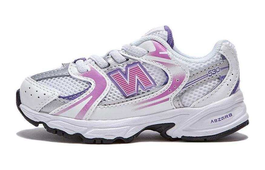 New Balance New Balance NB 530 AG Abrasion Resistant Low top Toddler Shoes White Purple Infant And Toddler