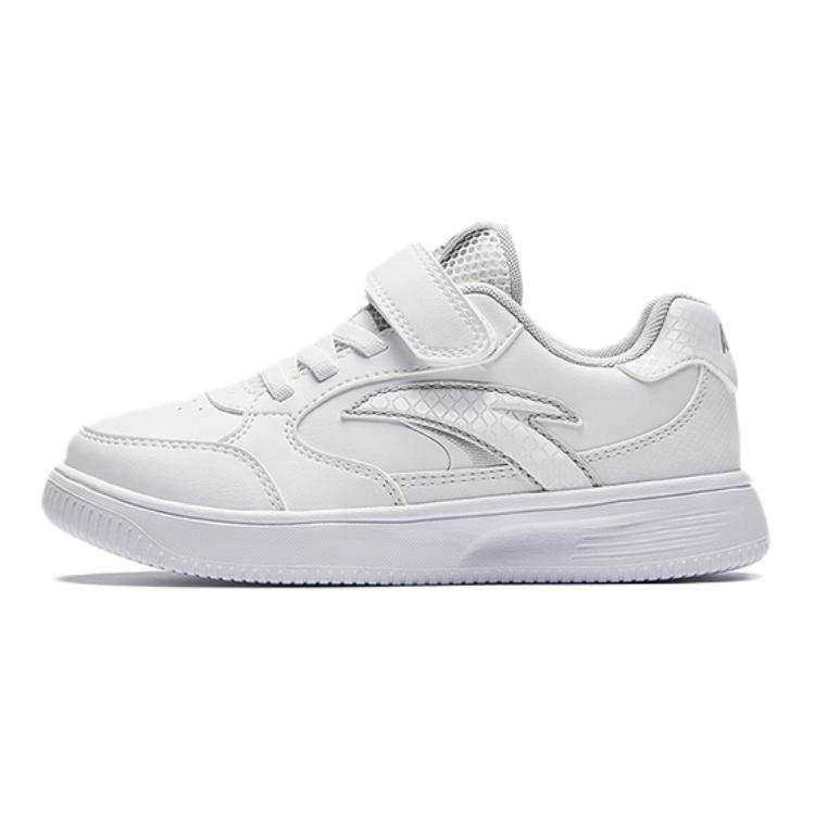 Antakids Synthetic Leather Comfortable Low top Kids' Skateboarding Shoes White Kids'
