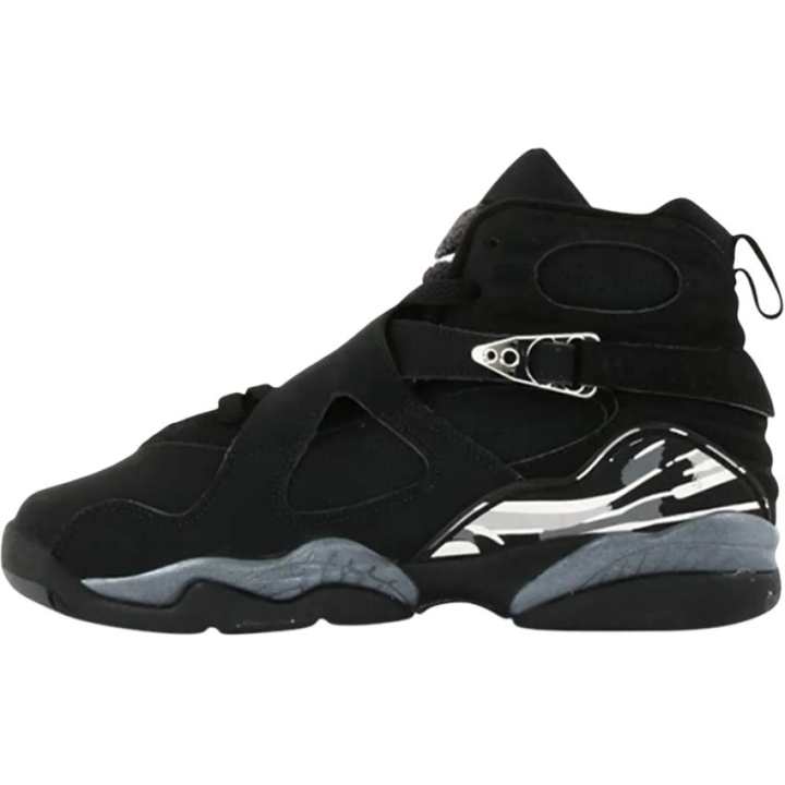 Jordan Jordan Air Jordan 8 High top Basketball Shoes Black Unisex