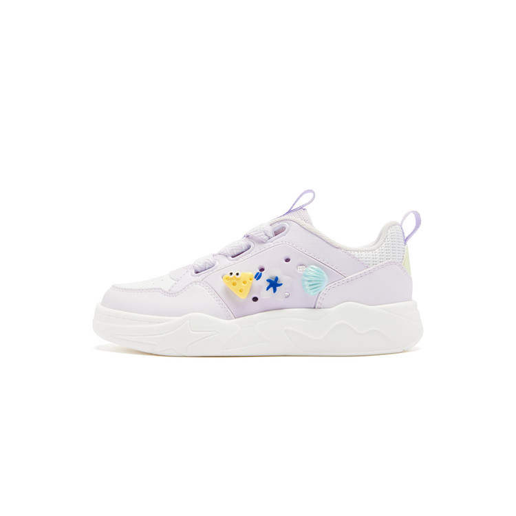 QIAODAN Low top Skateboard Shoes Purple Teenagers