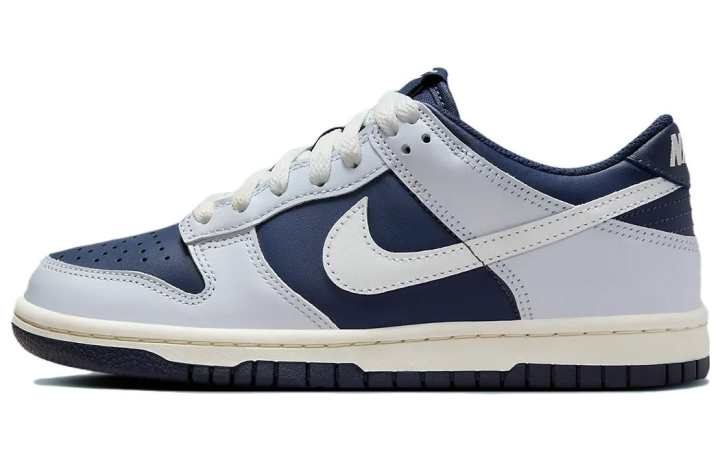 Nike Nike Dunk Low Football Grey Midnight Navy GS