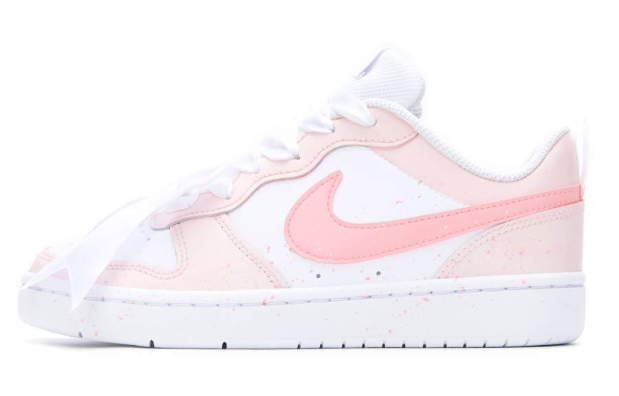 Nike Nike Court Borough Leather Low top Kids' Skateboarding Shoes Pink Teenagers