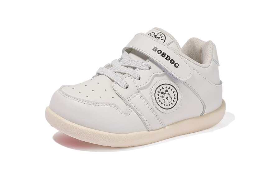 BOBDOG Synthetic Leather Abrasion Resistant Breathable Abrasion Resistant Breathable Low top Toddler Shoes