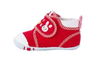 Miki House Bunny Touch-strap Sneakers