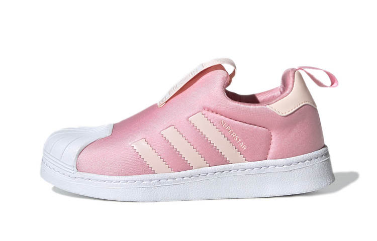 Adidas Originals SUPERSTAR 360 Breathable Low top Kids' Skateboarding Shoes Pink Children Aged 3 7 Years Old