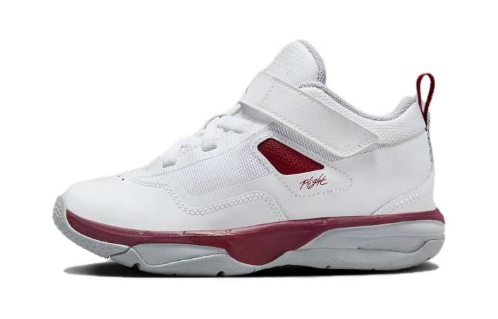 Nike Nike Stay Loyal 3 PS Abrasion Resistant Breathable Mid top Kids' Running Shoes White Red Children Aged 3 7 Years Old