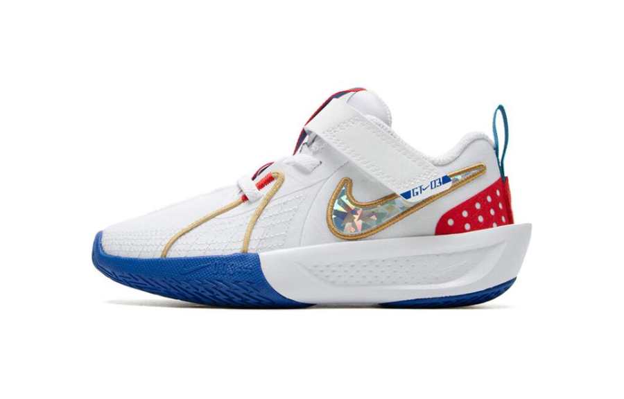 Nike Nike G.T. Cut 3 Low top Children's Basketball Shoes White Blue Kids'
