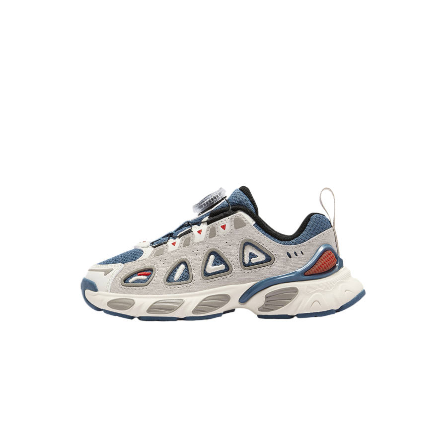 FILA KIDS Abrasion Resistant Low top Kids' Running Shoes Gray Children Aged 3 7 Years Old