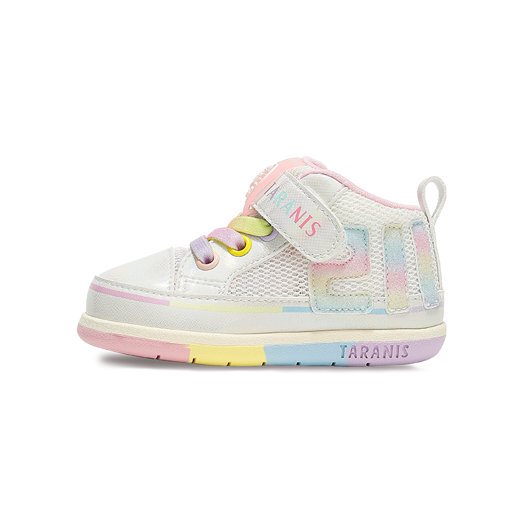 TARANIS 211 Breathable Low top Toddler Shoes White/Multicolor Infant And Toddler