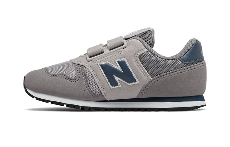 New Balance New Balance NB 373 Hook And Loop Comfortable Cushioning Low top Kids Lifestyle Shoes Gray Kids'