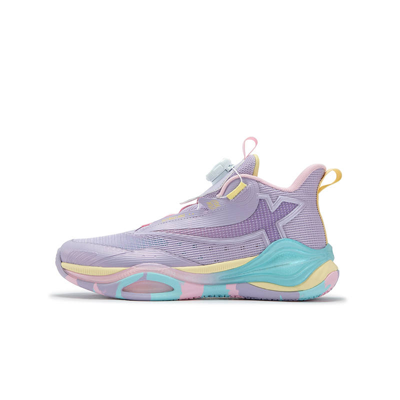XTEP Return Cannon 2.0 High top Basketball Shoes Purple Teenagers