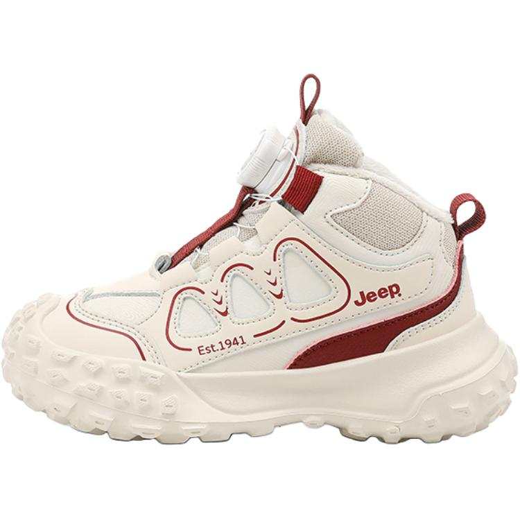Jeep Synthetic Leather Windwing, Fleece Lined Knob Fastener, Lace Free, Versatile, Comfortable Soft Sole