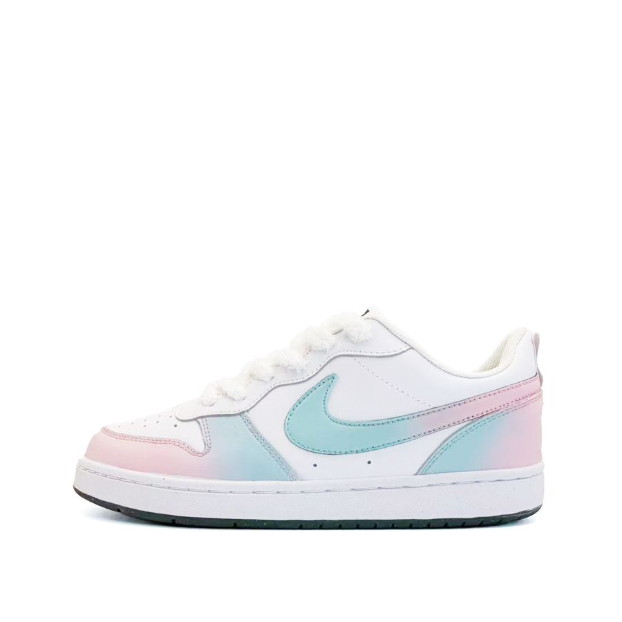 Nike Nike Court Borough Macaron Gradient Synthetic Leather Abrasion Resistant Abrasion Resistant Low top Skateboard Shoes