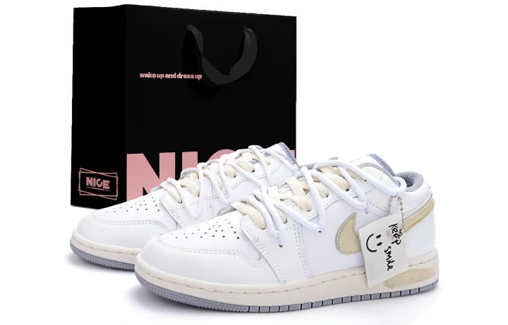 Jordan Jordan Air Jordan 1 With You Leather Slip Resistant Cushioning Abrasion Resistant