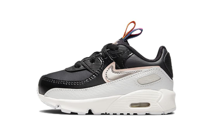 Nike Nike Air Max 90 LTR SE Low top Toddler Shoes White Black Infant And Toddler