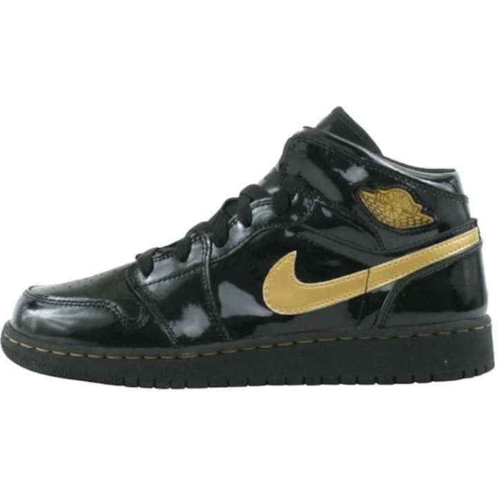 Jordan Jordan Air Jordan 1 Mid top Basketball Shoes Black Unisex