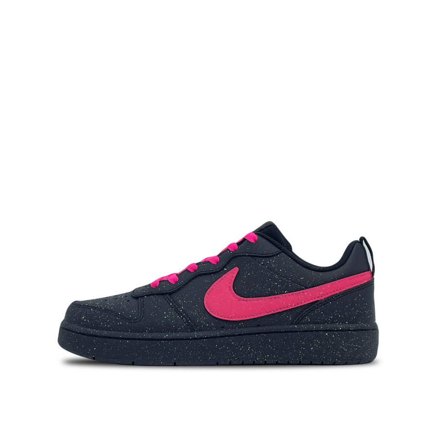 Nike Nike Court Borough Slip Resistant Abrasion Resistant Low top Kids' Skateboarding Shoes Black Teenagers