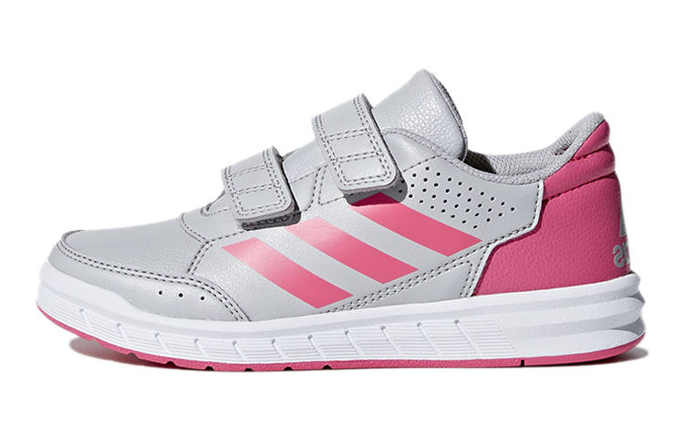 Adidas Adidas Altasport K Abrasion Resistant Low top Kids' Skateboarding Shoes Gray Pink Kids'