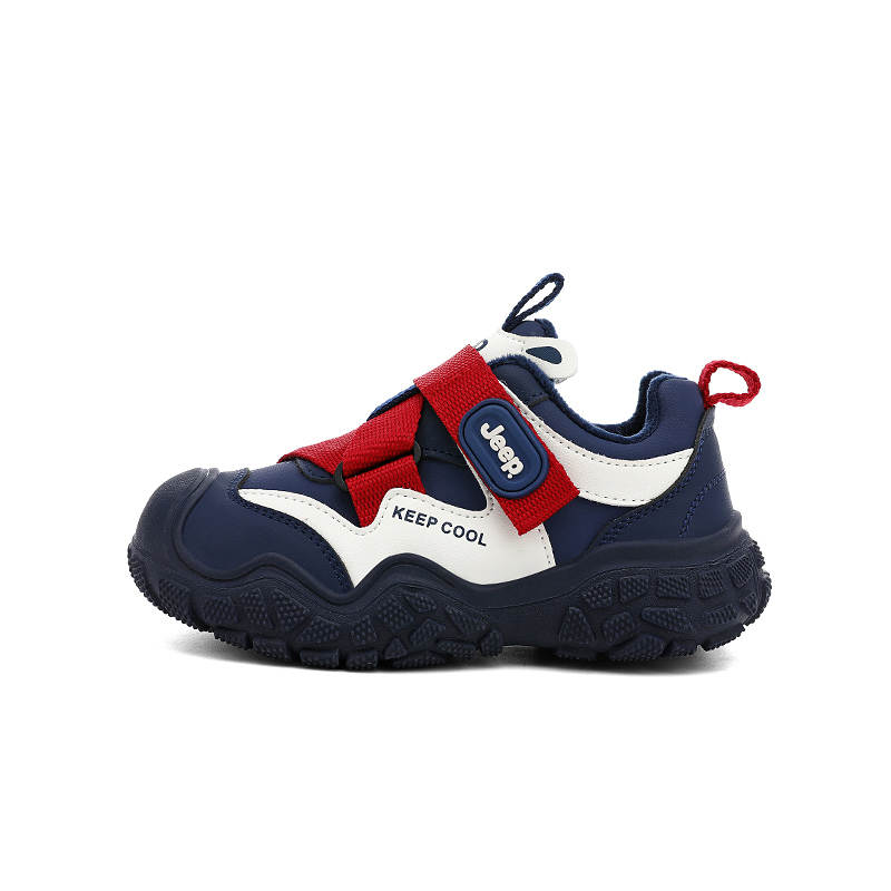 Jeep Synthetic Leather Slip Resistant Anti Kick Abrasion Resistant Thermal Low top Kids' Outdoor Shoes Teenagers