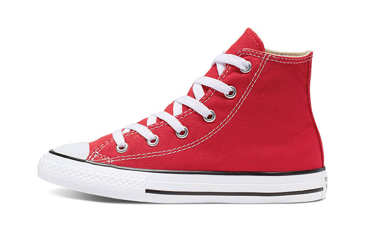 Converse Chuck Taylor All Star High top Kids Canvas Shoes Red Children Aged 3 7 Years Old