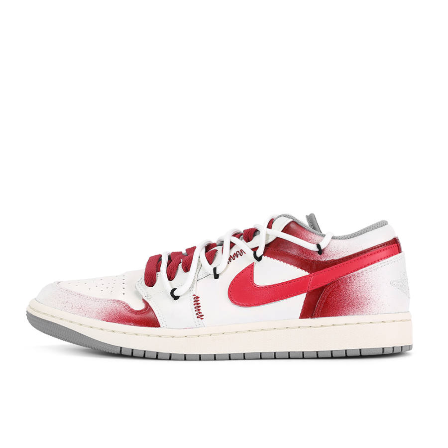 Jordan Jordan Air Jordan 1 Unicorn Manufacturing Cinnabar Mist Shadow Leather Slip Resistant Slip Resistant Low top