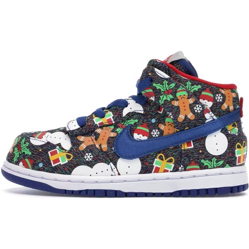 Nike Nike SB Slip Resistant Anti Kick Mid top Toddler Shoes Black Blue Infant And Toddler
