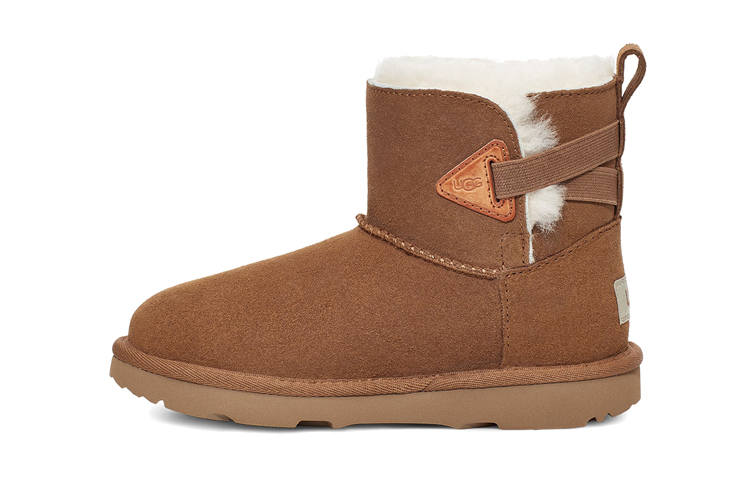UGG UGG Bailey Fle Crew Snow Boots Chestnut Teenagers
