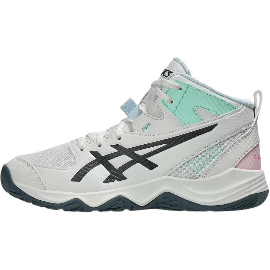 ASICS DUNKSHOT MB 10 Mid top Children's Basketball Shoes Cool Mist Gray Teenagers