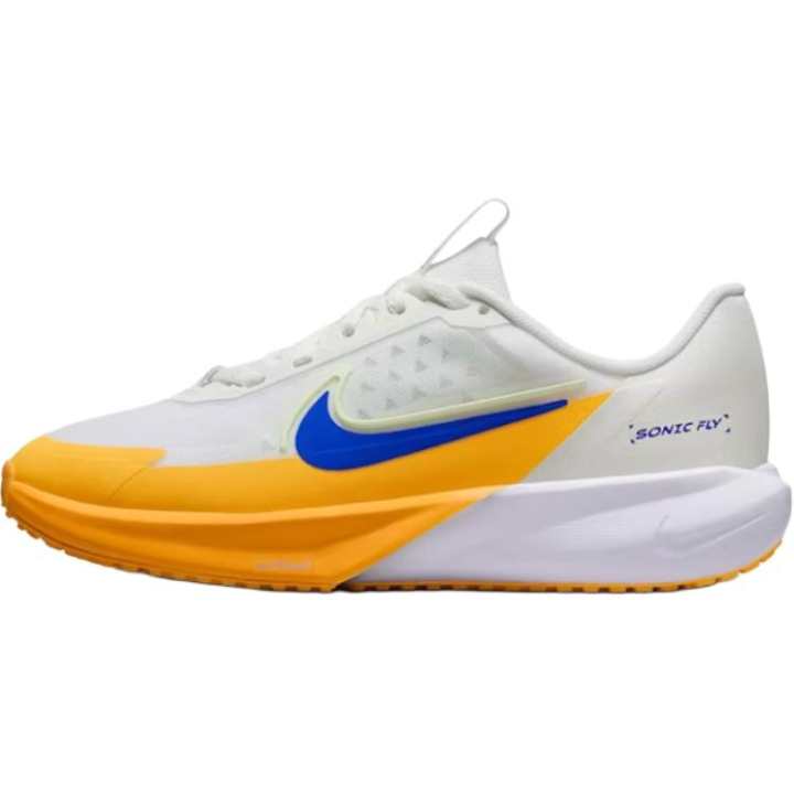 Nike Nike SONIC FLY Low top Running Shoes White Yellow Unisex