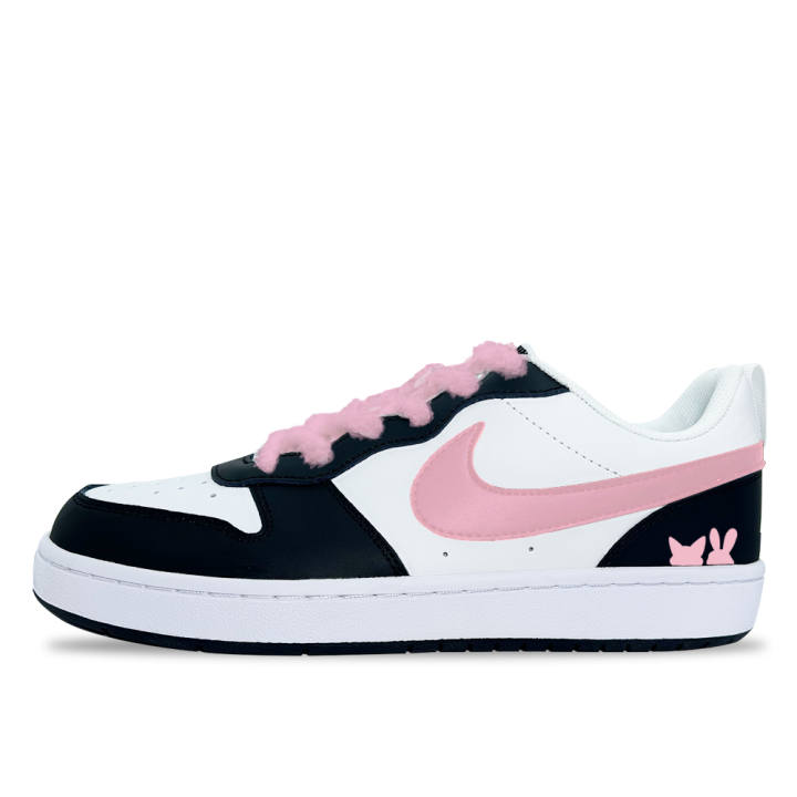 Nike Nike Court Borough Fox Rabbit Synthetic Leather Slip Resistant Abrasion Resistant Slip Resistant Abrasion Resistant