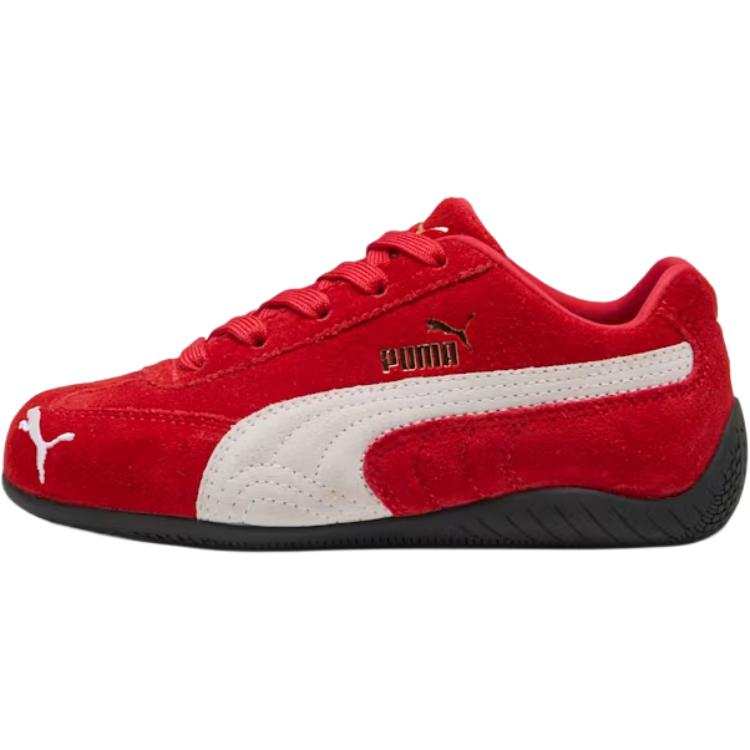 PUMA Speedcat Abrasion Resistant Low top Kids Lifestyle Shoes Red Kids'
