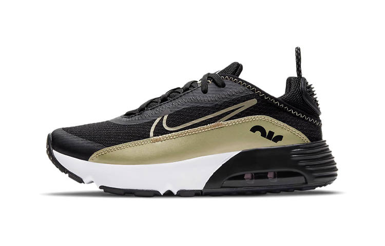 Nike Nike Air Max 2090 Low top Kids Lifestyle Shoes Black Gold Children Aged 3 7 Years Old