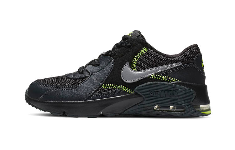 Nike Nike Air Max Excee Kids Lifestyle Shoes Black Green Gray Children Aged 3 7 Years Old