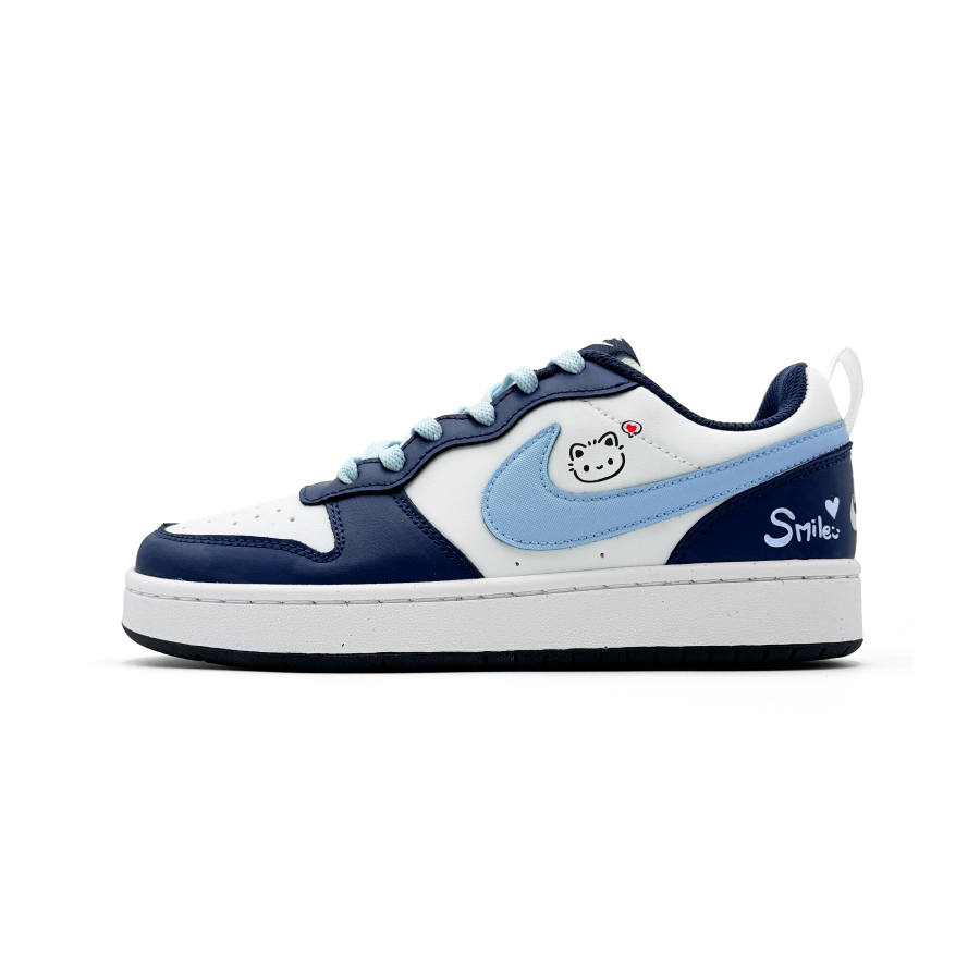 Nike Nike Court Borough Moe Synthetic Leather Abrasion Resistant Slip Resistant Lightweight Cushioning