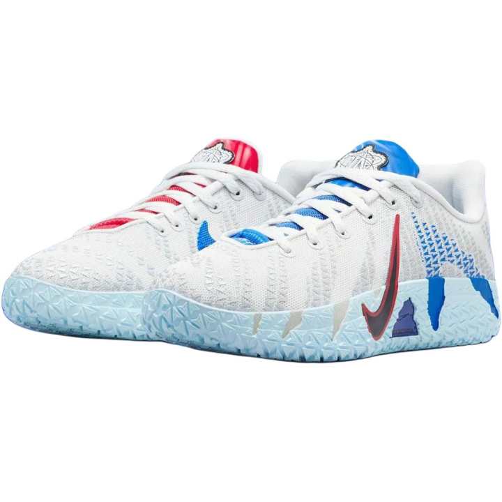 Nike Nike Ja Morant 3 Low top Basketball Shoes White Blue Red Unisex