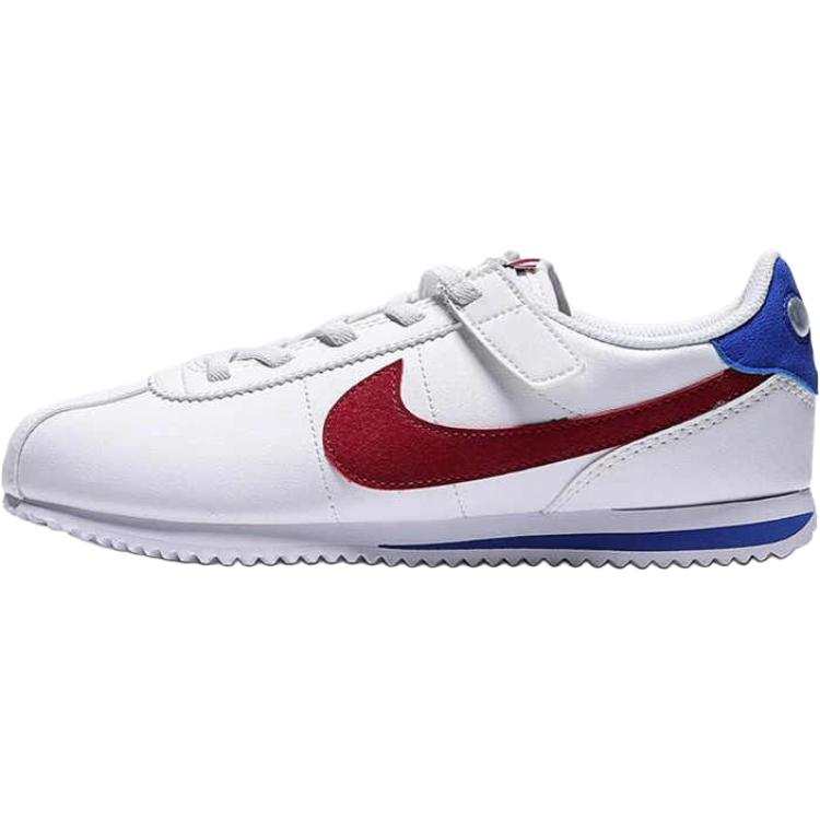 Nike Nike Cortez EasyOn Abrasion Resistant Low top Kids Lifestyle Shoes White Children Aged 3 7 Years Old