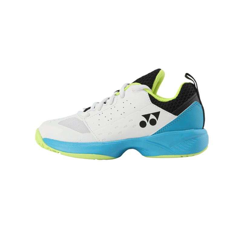 YONEX Abrasion Resistant Kids' Training Shoes White/Turquoise Kids'
