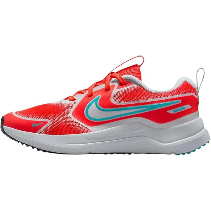 Nike Nike Cosmic Runner Slip Resistant Abrasion Resistant Low top Kids' Running Shoes Red/White Children Aged 3 7 Years Old