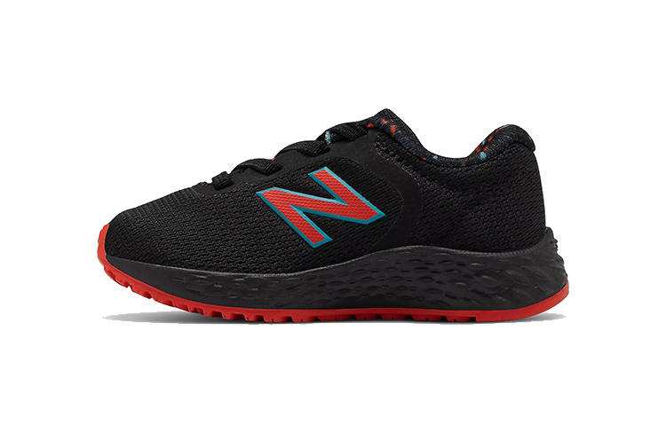 New Balance New Balance V2 Trendy Cushioning Abrasion Resistant Breathable Low top Toddler Shoes Black Red Infant And Toddler