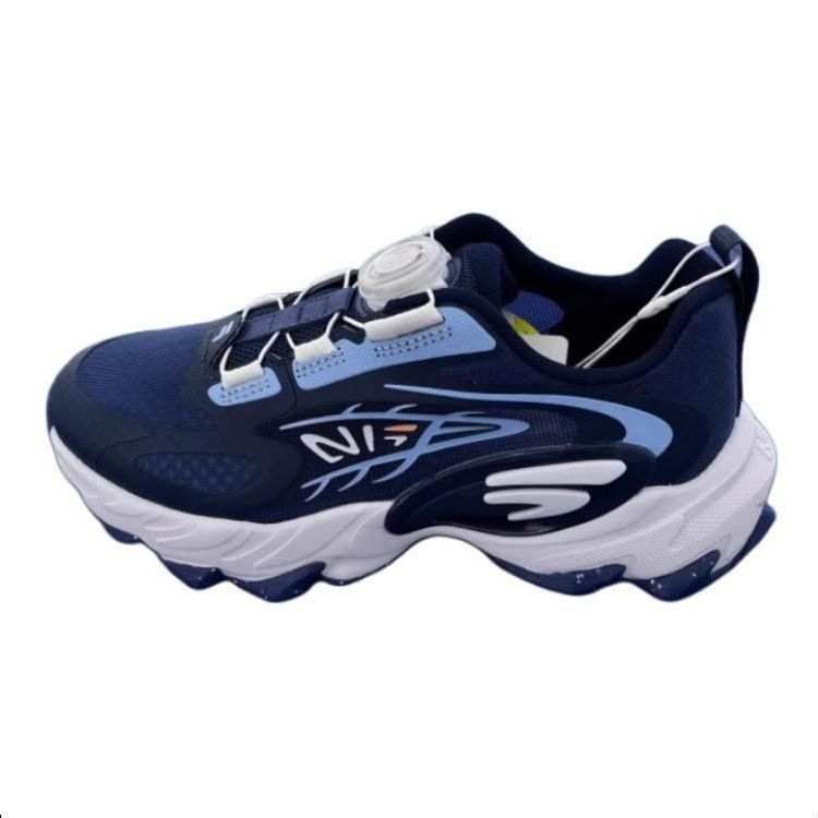 FILA KIDS Slip Resistant Abrasion Resistant Low top Kids' Running Shoes Blue Teenagers