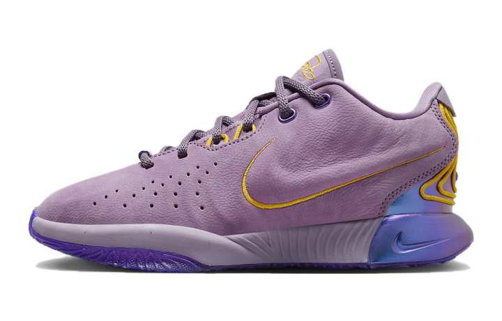 Nike Nike Lebron 21 Low top Children's Basketball Shoes Purple Dust Kids'
