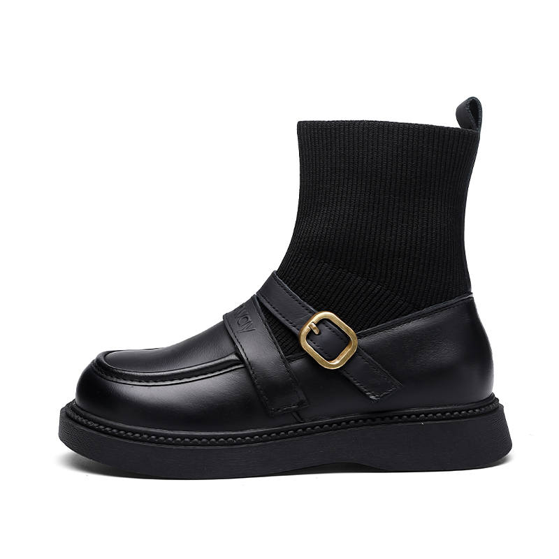 DEERWAY Slip Resistant Anti Kick Abrasion Resistant Slip Resistant Anti Kick Abrasion Resistant High top Leather Boots