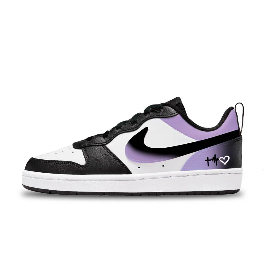 Nike Nike Court Borough Leather Abrasion Resistant Abrasion Resistant Low top Kids' Skateboarding Shoes Unisex