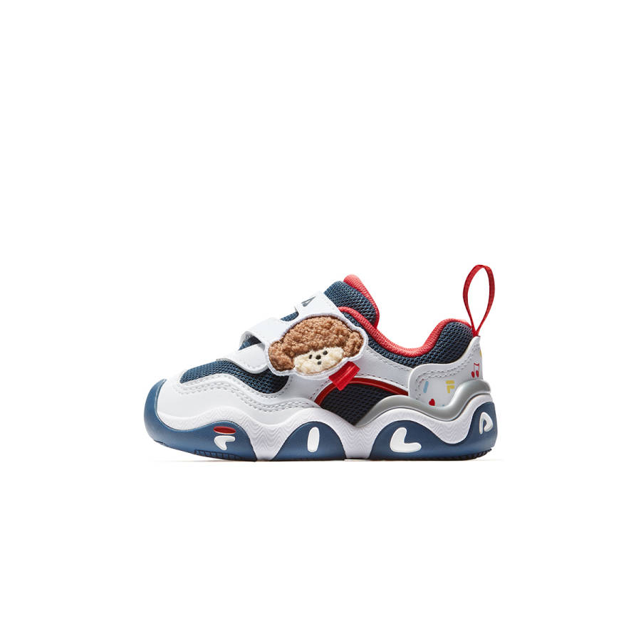 FILA KIDS PINGU KIM x FILA KIDS Heritage FHT Anti kick Low top Toddler Shoes Infant And Toddler
