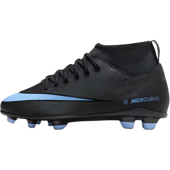Nike Nike Mercurial Superfly 10 High top Kids' Soccer Shoes Black Blue Kids'