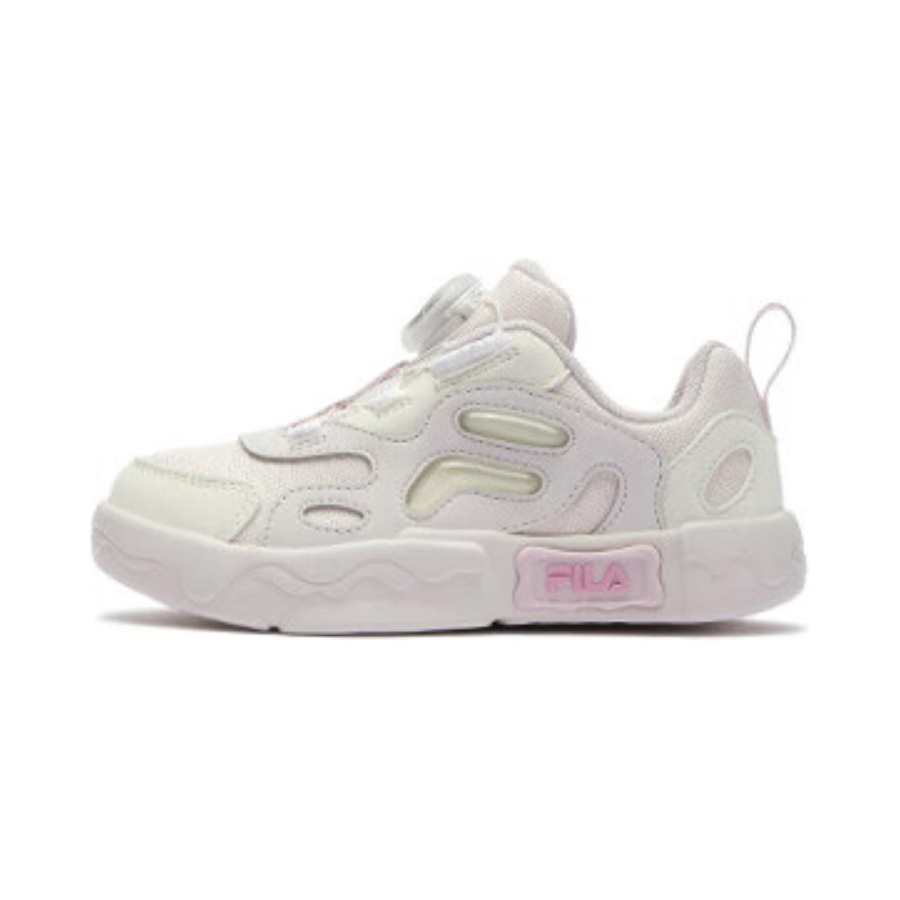 FILA KIDS Slip Resistant Abrasion Resistant Low top Kids Lifestyle Shoes Pink Purple Children Aged 3 7 Years Old