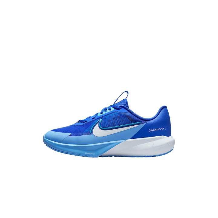Nike Nike SONIC FLY Mesh Running Shoes Blue Kids'