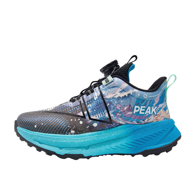 PEAK Synthetic Leather, Textile Cushioning Athletic Shoes Kids'